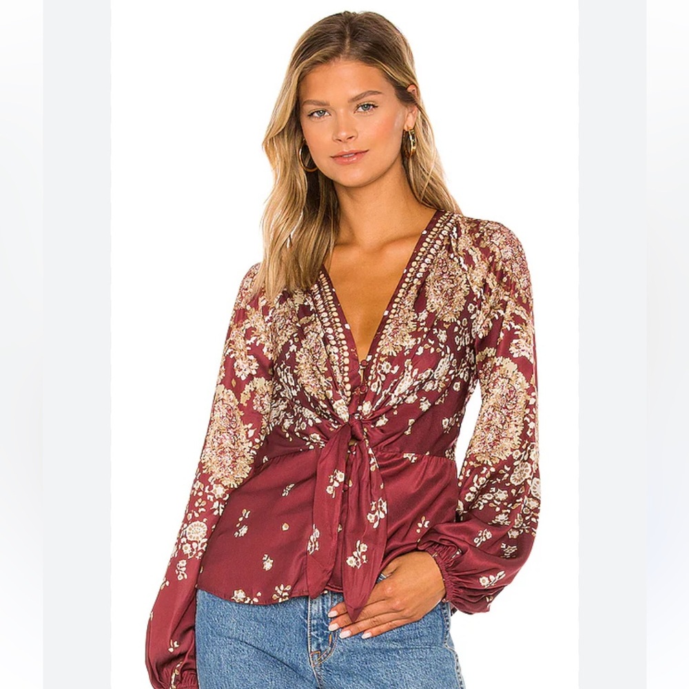 Free People run free tunic in chocolate
